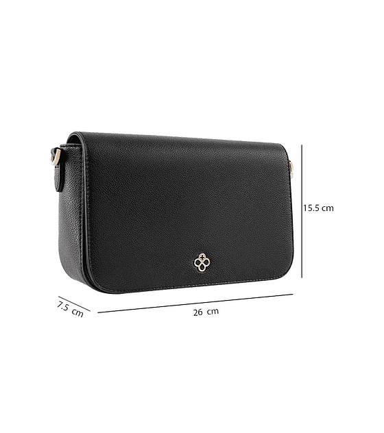 Bolso crossbody Jaime Ibiza para dama negro ji 2722