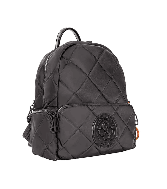 backpack Jaime Ibiza para dama negro acolchada 