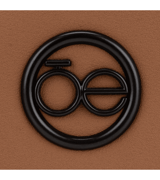 Bolsa Cloe Satchel Maxi Con Herraje Color Camel