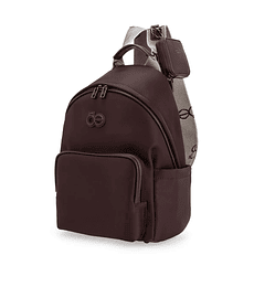 Mochila Cloe Grande Con Monedero Desprendible Color Café