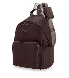 Mochila Cloe Grande Con Monedero Desprendible Color Café