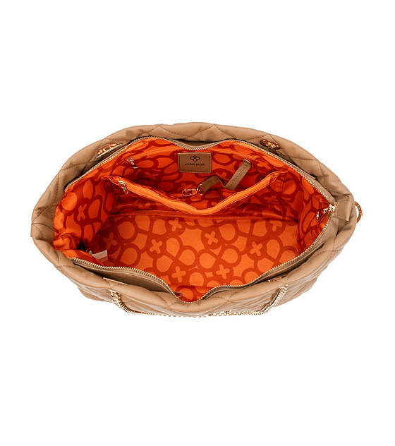 Bolsa Tote Jaime Ibiza Color Capuchino 