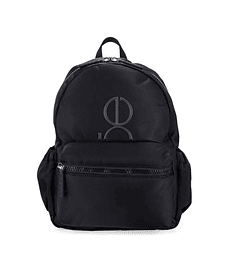 Mochila Grande Con Porta Laptop Cloe De 15 Plg Color Negro