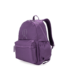 Mochila Grande Con Porta Laptop Cloe  De 15 Plg Color Morado