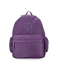 Mochila Grande Con Porta Laptop Cloe  De 15 Plg Color Morado