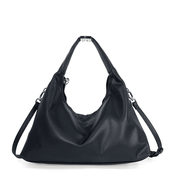 Bolsa Cloe Hobo Mediana Clásica Color Negro