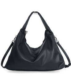 Bolsa Cloe Hobo Mediana Clásica Color Negro
