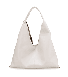 Bolso  Cloe Hobo Maxi Con Charm De Monograma Color Blanco