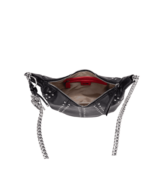 Bolsa Crossbody Cloe Grande Con Estoperoles Color Negro