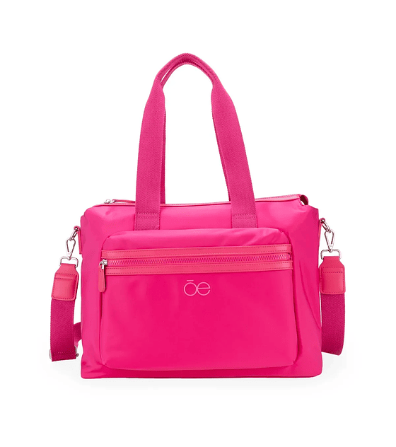 Bolsa cloe Porta Laptop 14 Plg Textil Color Magenta