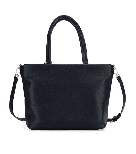 Bolsa Cloe Tote Con Mascada Color Negro