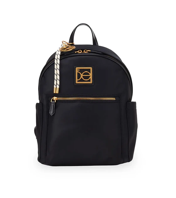 Mochila Cloe Grande Con Charm Decorativo Color negaron