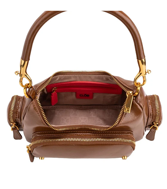 Bolsa Cloe Ladybag Chica Color Café