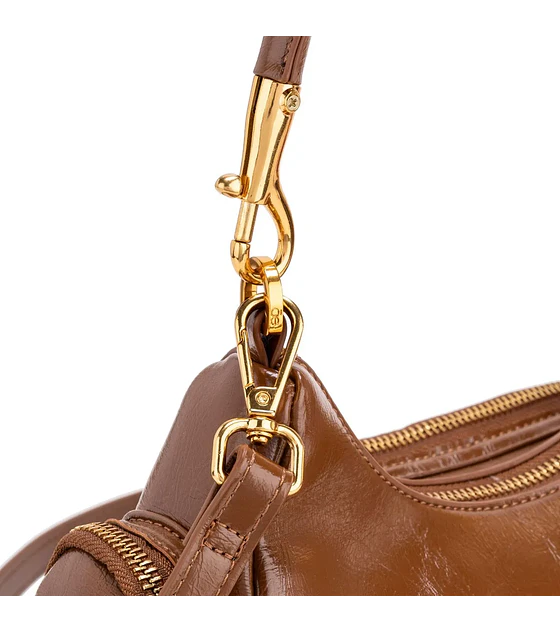 Bolsa Cloe Ladybag Chica Color Café