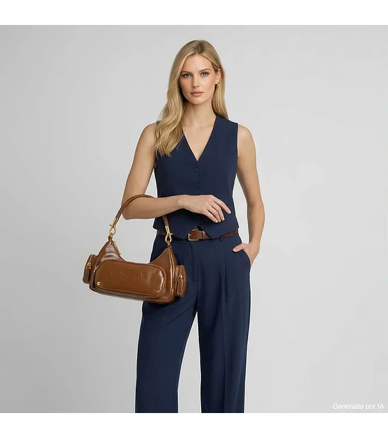 Bolsa Cloe Ladybag Chica Color Café