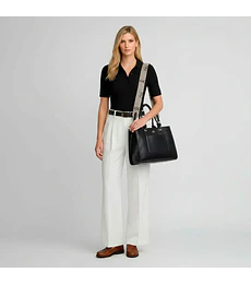 Bolsa Cloe  Tote Grande  Color Negro 