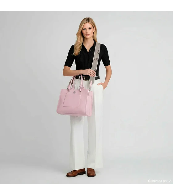 Bolsa Tote  Color Rosa