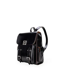 Mochila Cloe Grande Con Hebilla Color Negro