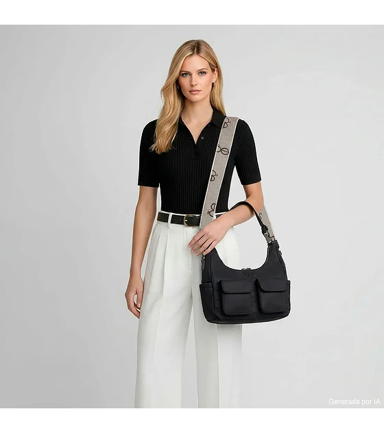 Bolsa Cloe Hobo Grande Color Negro