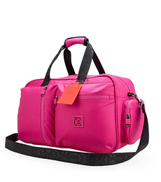 Maleta cloe Dufflebag Grande Con Monograma Color Magenta