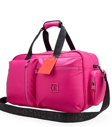 Maleta cloe Dufflebag Grande Con Monograma Color Magenta