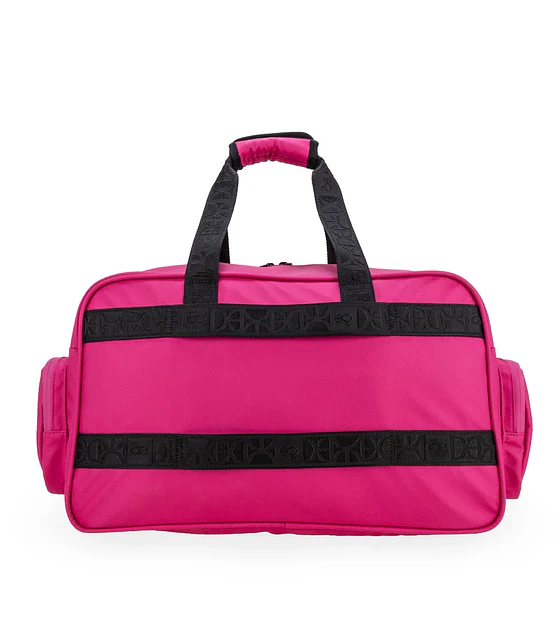 Maleta cloe Dufflebag Grande Con Monograma Color Magenta