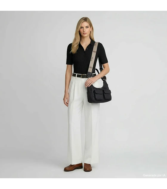 Bolsa Cloe Hobo Mediano Color Negro