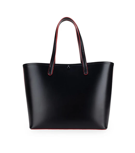 Bolsa Cloe Tote Grande Con Charm Color Negro