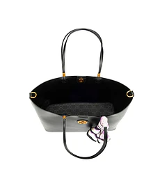 Bolsa Cloe Med Tote Doble Función Con Mascada Color Negro