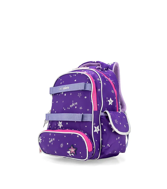 Mochila Cloe Mediana Para Niña Porta Ipad 11 Plg Color 