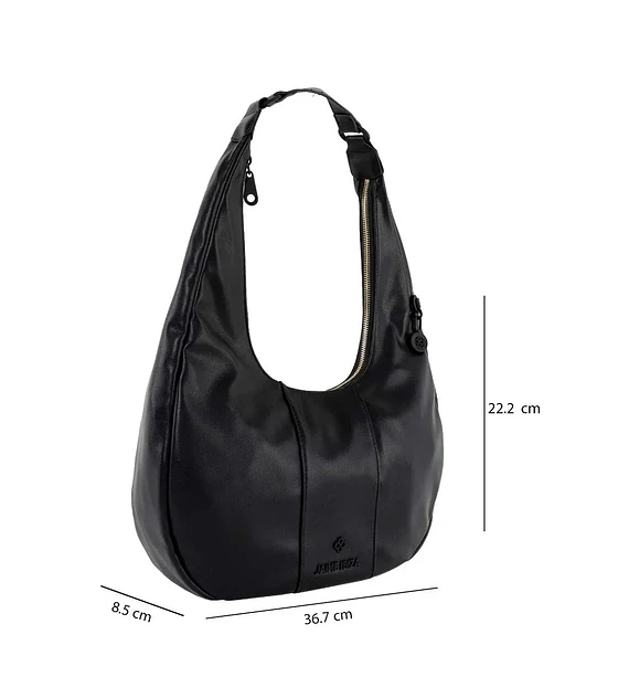 Bolso hobo Jaime Ibiza negro para dama JI2910