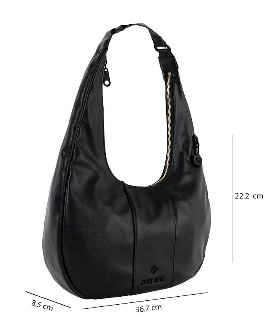 Bolso hobo Jaime Ibiza negro para dama JI2910