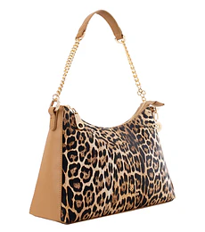 BOLSO SATCHEL JAIME IBIZA JI 3025 Café Leopardo 