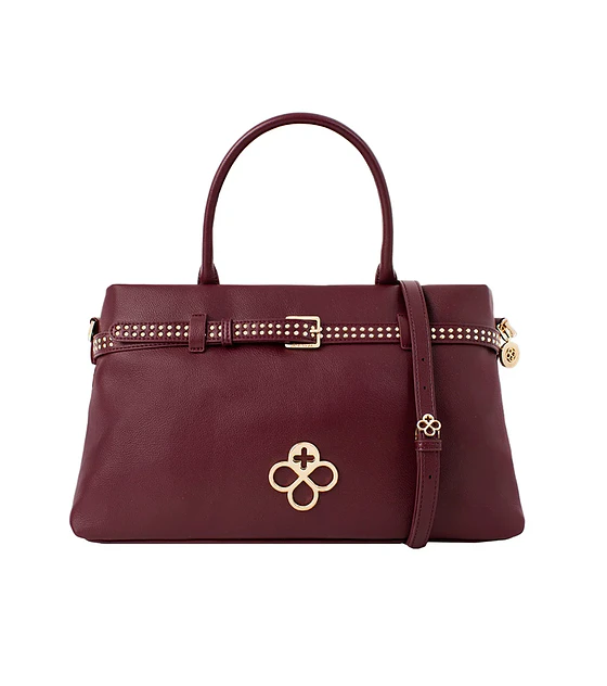 BOLSO SATCHEL JAIME IBIZA 3002 Burgundy
