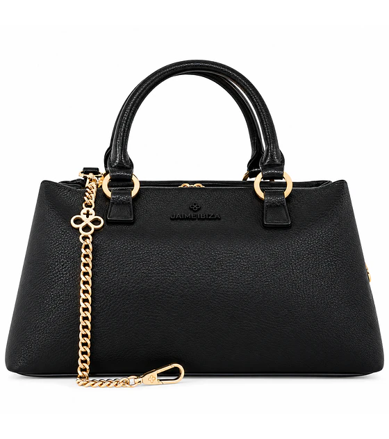 Jaime Ibiza Bolsa Satchel Color Negro JI2488