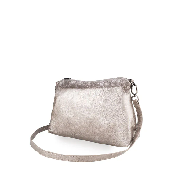 Bolsa Cloe Tote Grande Con Pouch Color Inox
