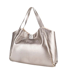 Bolsa Cloe Tote Grande Con Pouch Color Inox