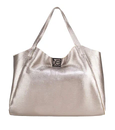 Bolsa Cloe Tote Grande Con Pouch Color Inox