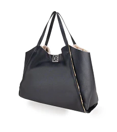Bolsa Cloe Tote Grande Con Pouch Color Negro