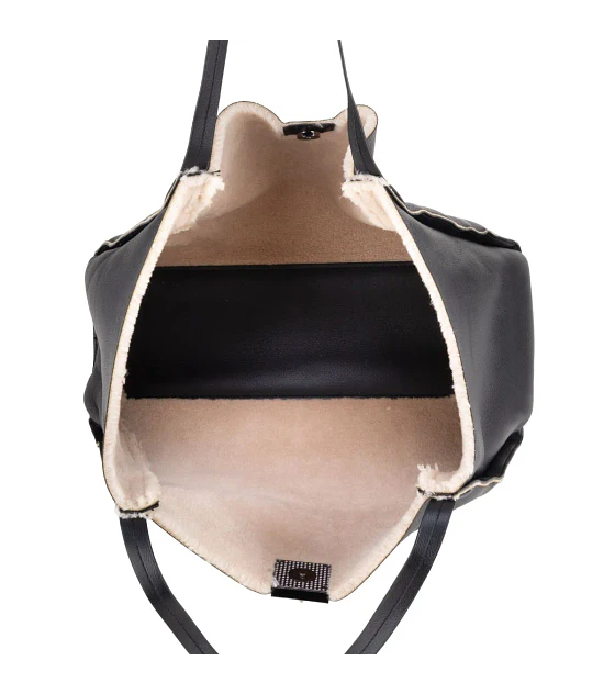 Bolsa Cloe Tote Grande Con Pouch Color Negro