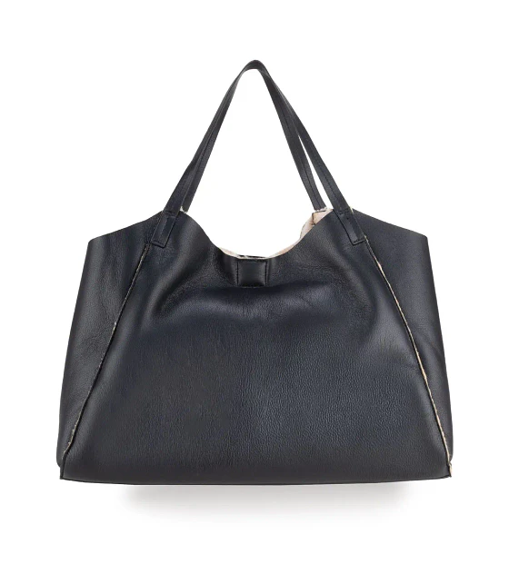 Bolsa Cloe Tote Grande Con Pouch Color Negro