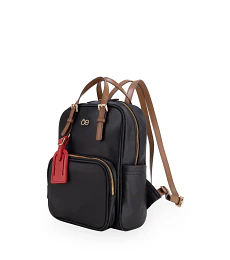 Mochila Mediana CloeTag Desprendible Color Negro