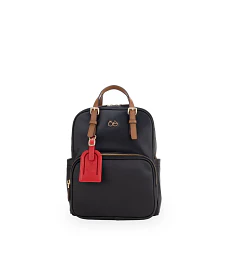 Mochila Mediana CloeTag Desprendible Color Negro
