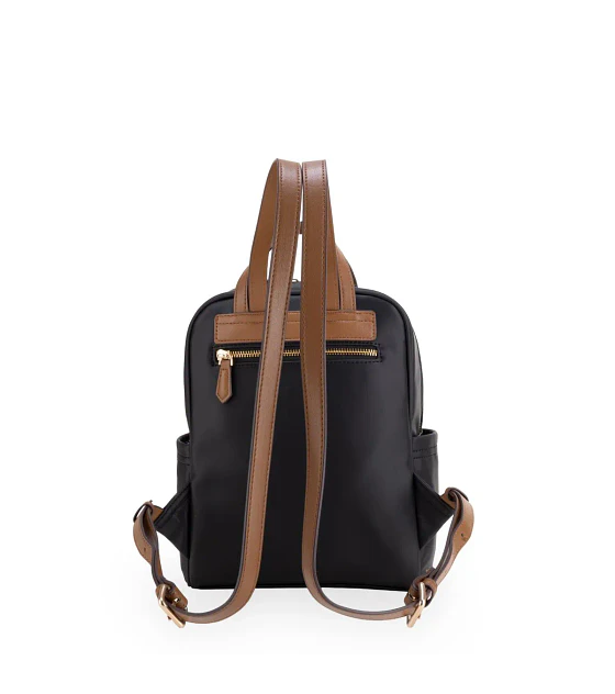 Mochila Mediana CloeTag Desprendible Color Negro
