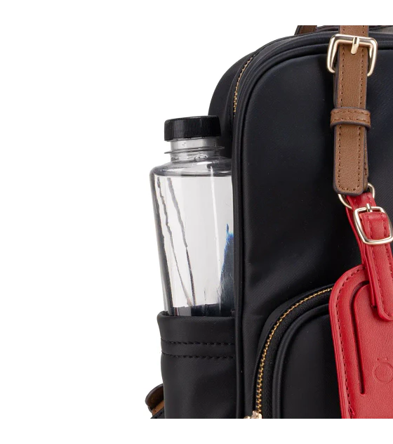 Mochila Mediana CloeTag Desprendible Color Negro