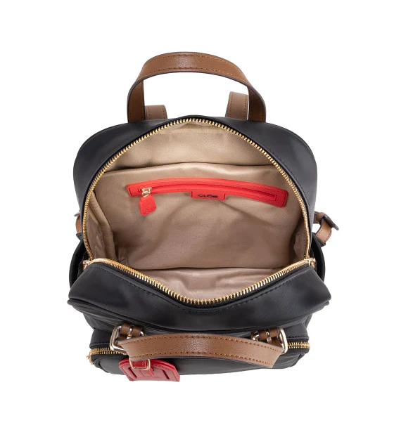 Mochila Mediana CloeTag Desprendible Color Negro