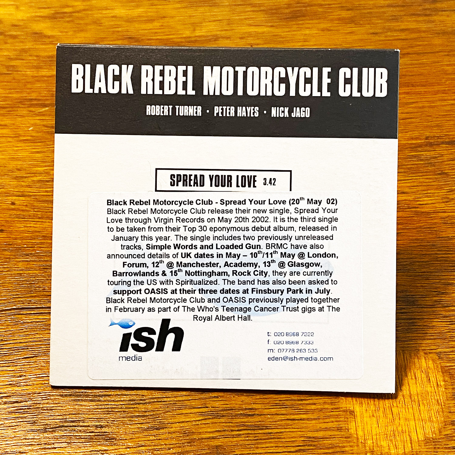 Black Rebel Motorcycle Club - Spread Your Love