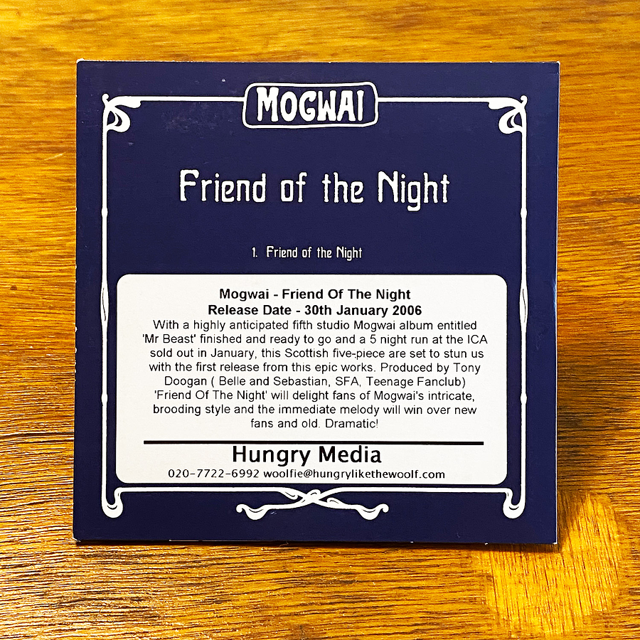 Mogwai - Friend Of The Night  3