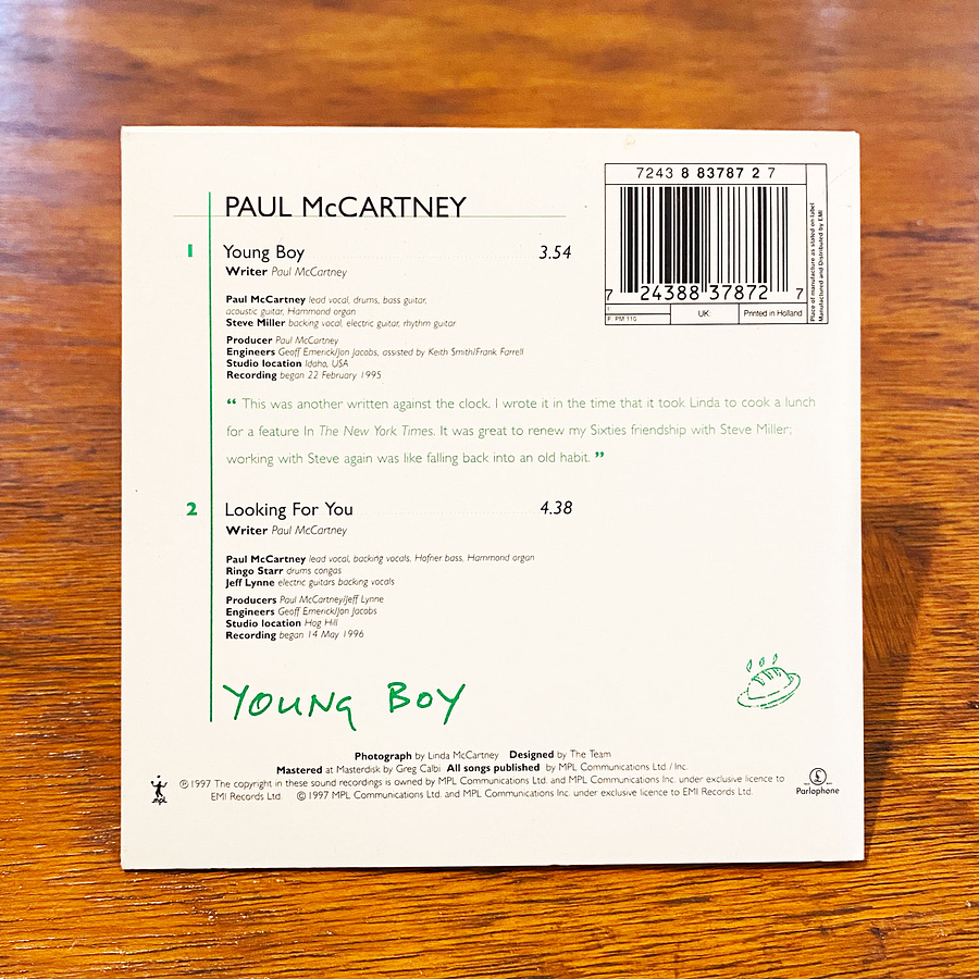 Paul McCartney - Young Boy 2
