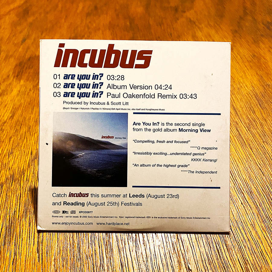 Incubus - Are You In?  3